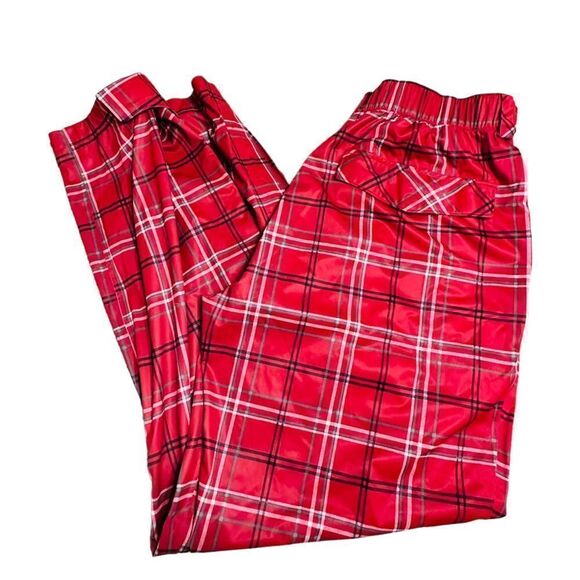 Columbia Omni-tech Waterproof Red Checkered Men’s Pants size XL Golf Hiking - Picture 2 of 14